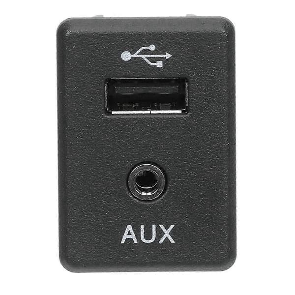 Bil AUX lydkontakt USB-grensesnittportmodul for