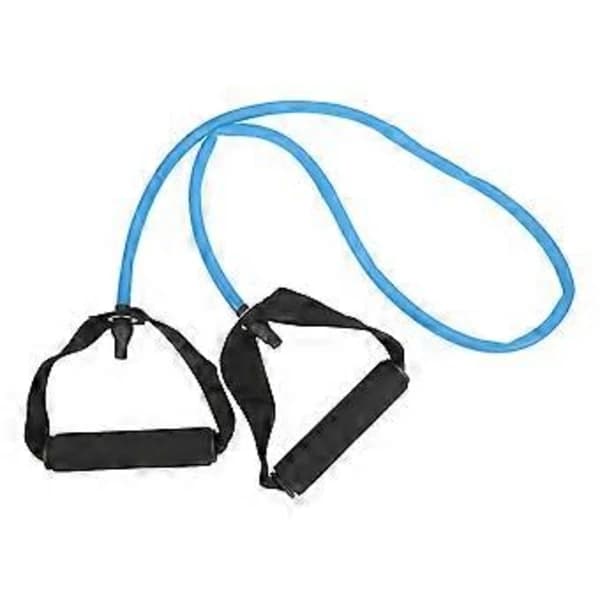 Yoga Elasticitet Slids Latex Modstandsrør Brystudvidende Vægttab Multifunktionelt Trækbælte Træningsudstyr (blå)