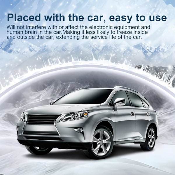3-pack Solar Car Defroster - Electromagnetic Molecular Frost/Snow Remover