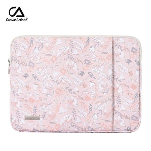 Dataveske datamappe / laptopmappe laptop lyserosa 14 tommer