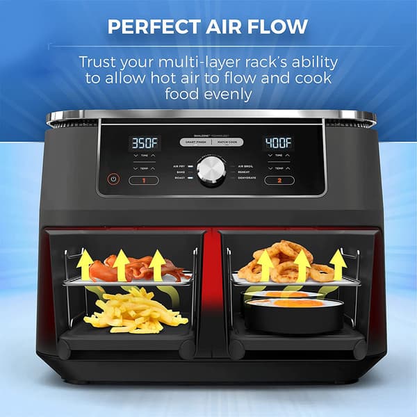 Airfryer-stativ i rustfrit stål, multifunktionelt tørrestativ i flere lag A