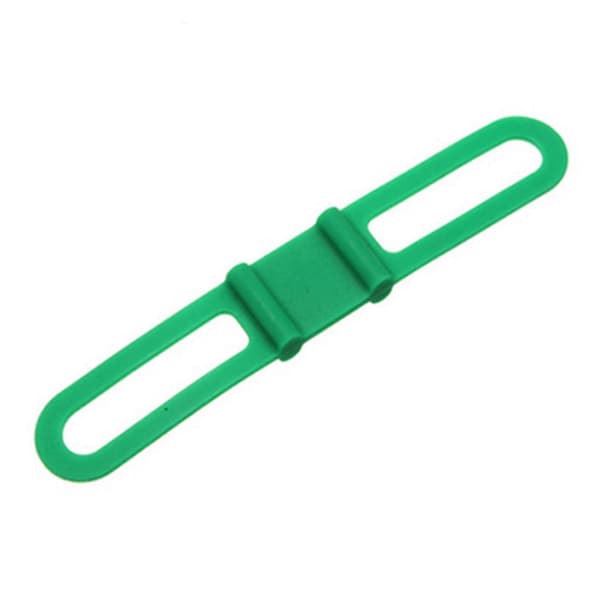 4 stk Cykel Cykel Silikone Elastisk Gummibindingsrem Lommelygteholder