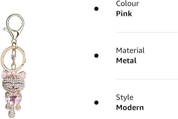 Rosa Bling Bling Krystal Rhinestone Sød Dyr Sød Lykke Ca