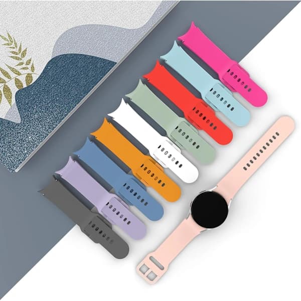 Compatible Galaxy Watch Band 10-Pack 20mm for 40mm 44mm 45mm 46mm 47mm Models