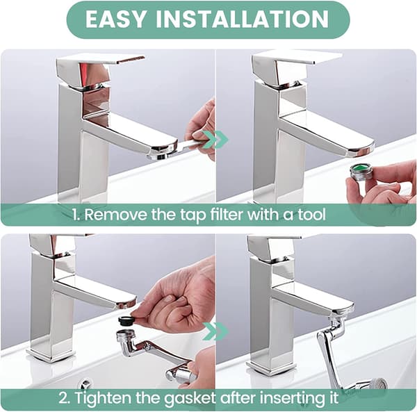 Sink Shower Faucet 1080° Rotatable Faucet