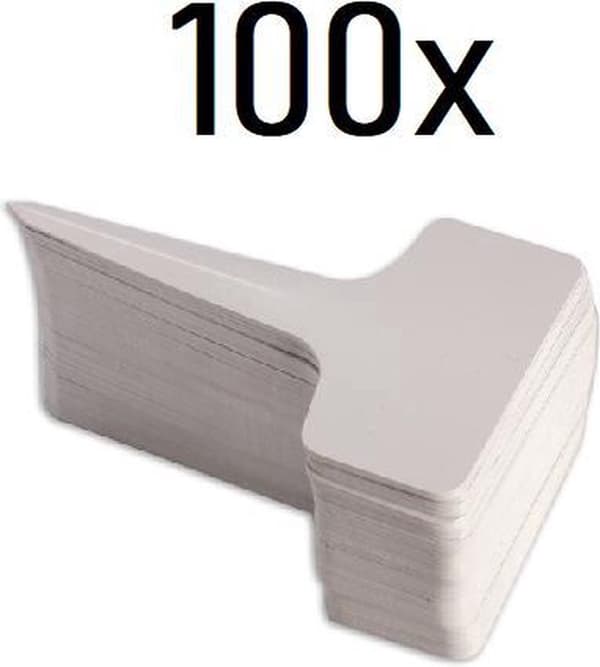 Premium-kasvietiketit - 100 kappaletta - 10 x 6 cm - Kasvitikut, etiketit ja merkit