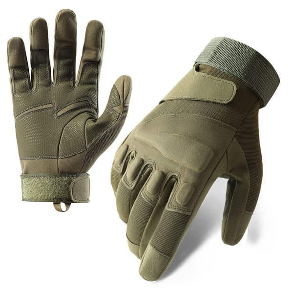 Z906 Militærgrønne motorcykelhandsker Fuld Finger Touch Screen Mo