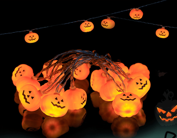 LED Gresskar Lykt Halloween Festival Spøkelsesfestival Dekorasjon