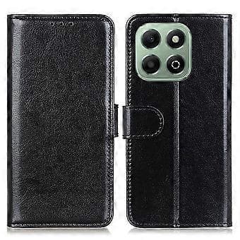 Til Honor X6b 4G Etui Crazy Horse Tekstur PU Læder Telefonholder Beskyttelse Style A