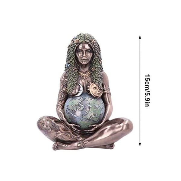 Gaia-statue Millennial Gaia-figur Gaia Moder Jord Gaia-kunststatue Figur Moder Jord Gudinde-statue Påskepynt Gavepynt