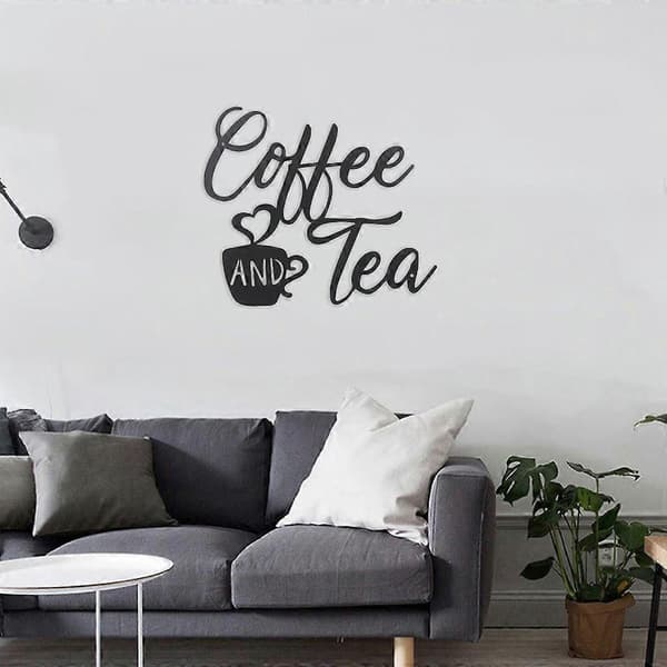 Kaffe- og te-skilt hengende ornament modell dekorasjonstilbehør