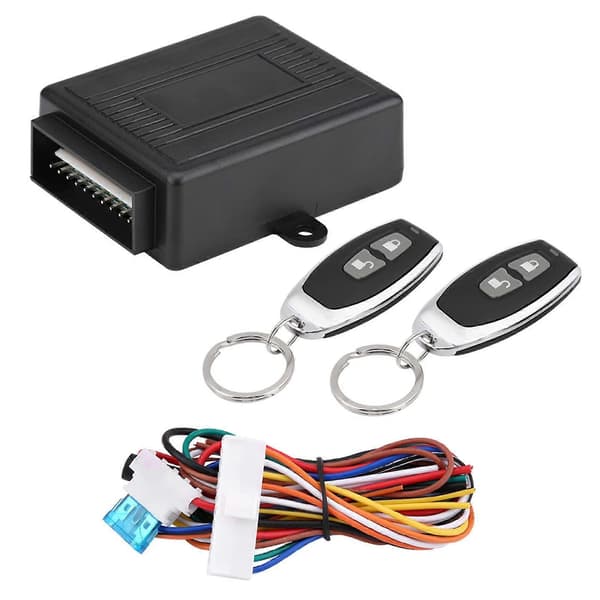 Bilnyckellöst system med fjärrstart och bilnyckellöst system Universal bildörrlås Auto Fjärrkontroll Central Kit med 2