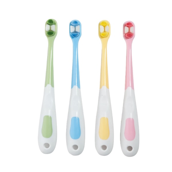 Set - 4 st mjuk manuell tandborste för Kinder