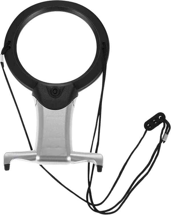 Suurennuslasi valolla 2 in 1 Handsfree-lukulasit