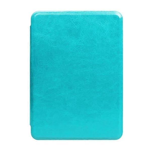Automatisk Vågn/Sov Læderetui med Håndrem til Kindle Paperwhite 11. Generation Marineblå