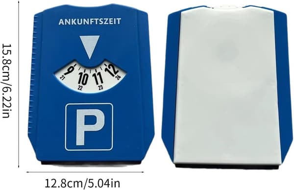 Parking Meter Ice Scraper Time Display Disc Car Windshield Snow Plow Return Time Note Snow Blower Timer Clock