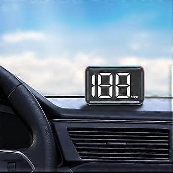 Multifunktionelt Head Up Speed Display med Realtidsdata & Beidou Navigationsprojektor for Sikker Køreoplevelse Grøn KMH Green KMH