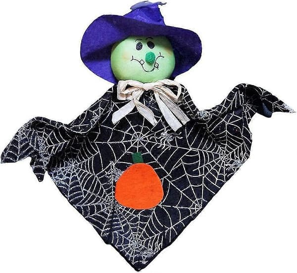 Halloween Hengende Spøkelsesdekorasjoner, Søt Spøkelsespynt, Svart