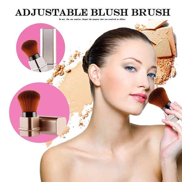 1 stk. udtrækkelig makeupbørste kosmetisk værktøj til creme concealer pudder
