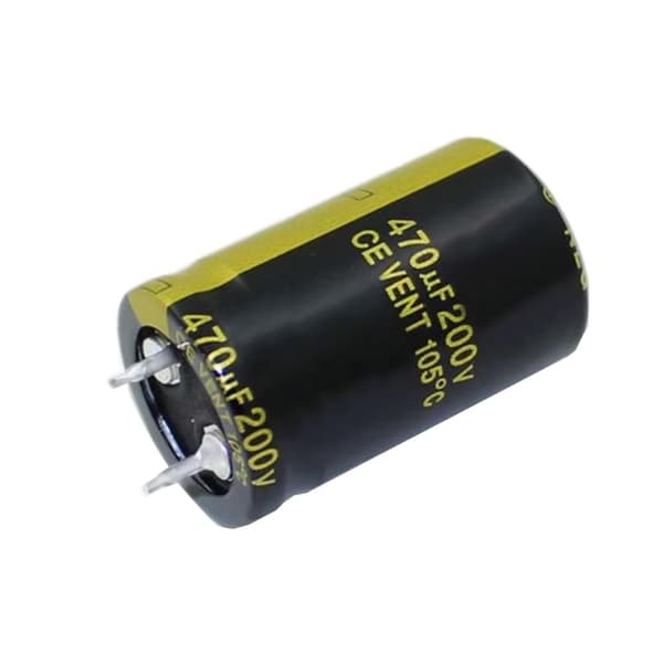 10 stk. 220V 470uF 22x35mm 2-benet lodde-snap-in terminal elektrolytkondensator