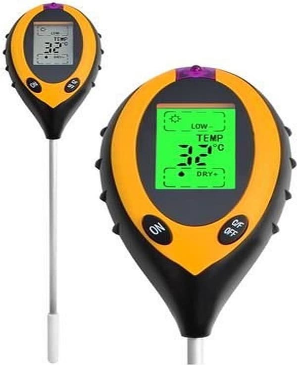 Multifunctional pH Meter - 4-in-1 Digital pH Meter - Soil pH Meter - Soil Meter - Moisture Meter