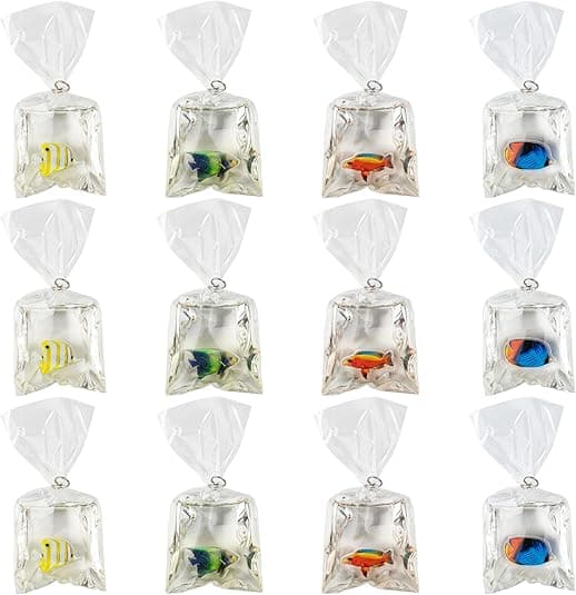 Harts gullfiskformet akvariumsposeanheng for DIY smykkelaging
