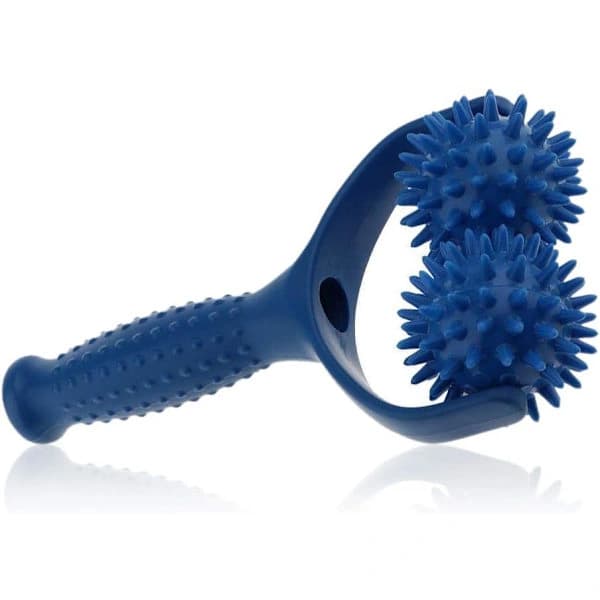 Dybvævsmassage Stick med 2 Massagebolde, Cellulitefjerner, til Skuldre, Arme, Balder, Muskelafslappende Massager