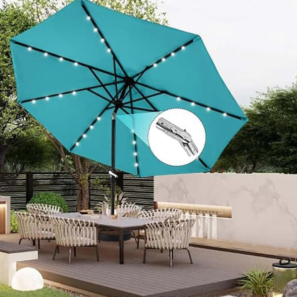 Tilbehør til terrasseparasol Udskiftningsdele til terrasseparasol Haveparasol Knap Tilt Justering [DB] A A