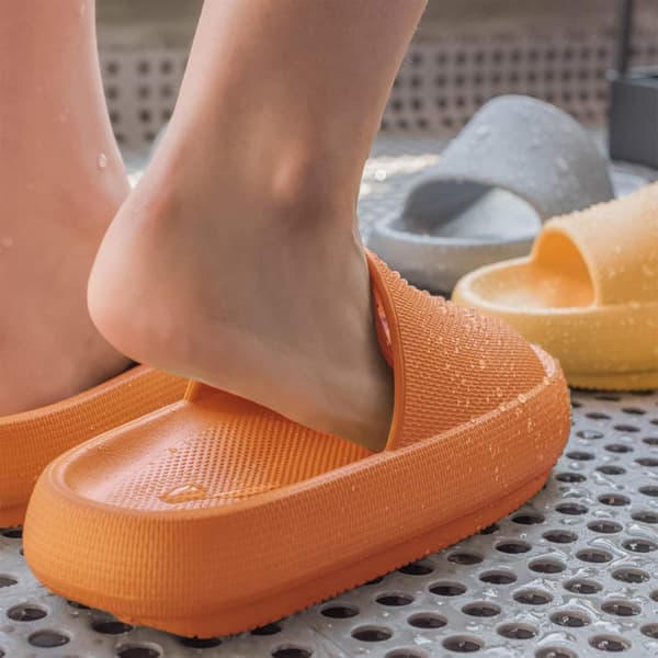Oranssit Sandaalit Tossut Miehet Naiset Suihkutossut Liukumattomat Sl