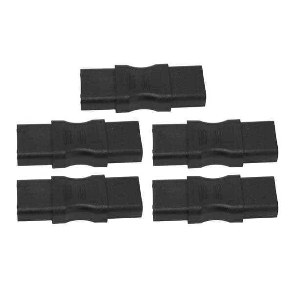 5 stk IEC320 C13 til C13 strømadapter 2500W kabeladapterkontakt for bærbar PC Ups-uttak PDU-kabinett