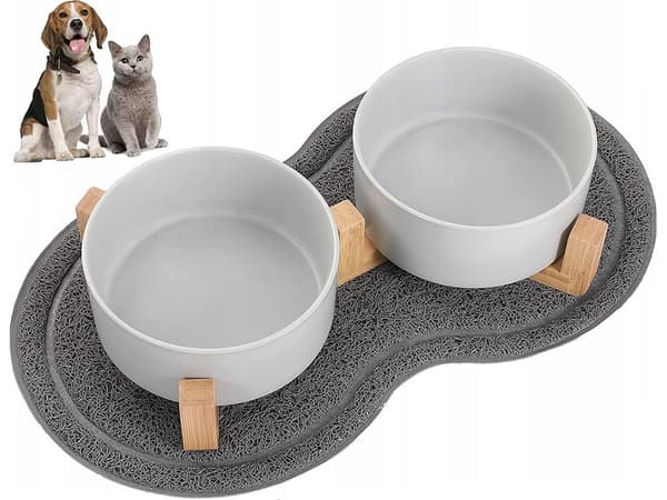 Madskålsunderlag / Skålunderlag - Skridsikkert - Til hund & kat 250 250