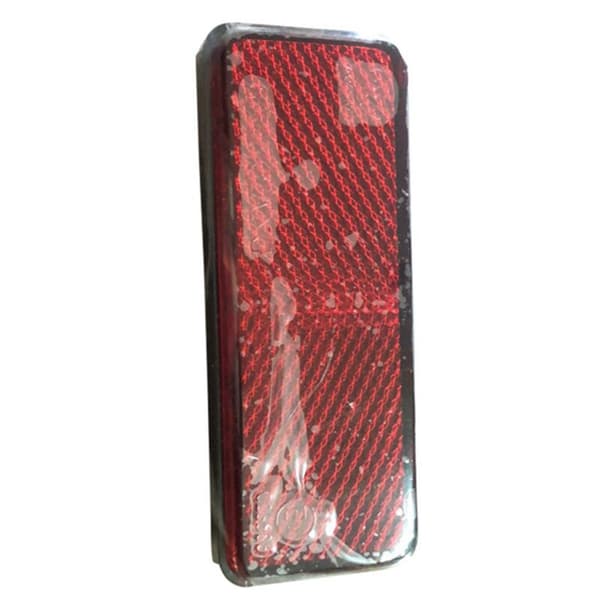 4X Red Tail Light Motorcycle Quad Scooter Bike Reflector Rectangle License Plate for