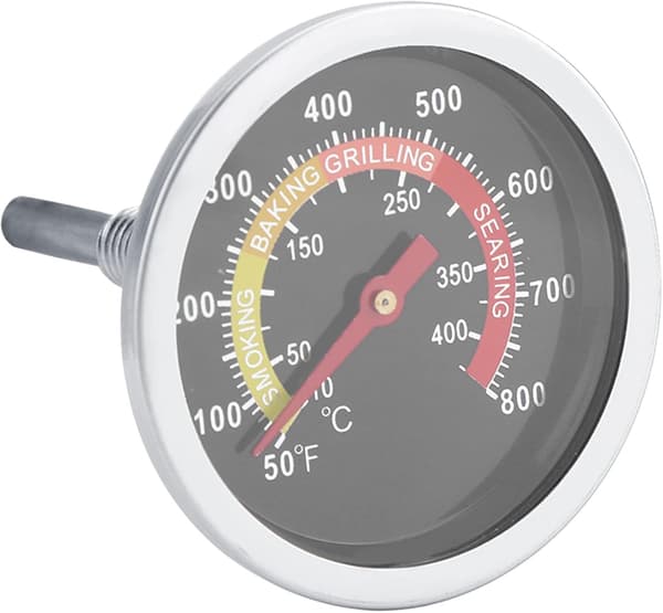 Weber Grilltermometer Lås Genesis 50~800℉ Rustfrit Stål Grilltermometer Temperaturmåler til Grillmadlavning
