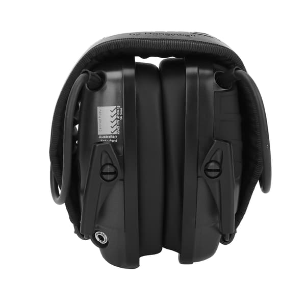 Noise-Reducing Earmuffs Safety Hearing Protection Foldable Protective Earmuffs Black