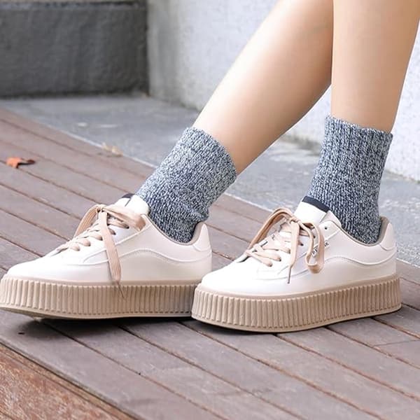 Pair of Thick Thermal Socks - Women's Wool Socks for Winter - Extra Warm and Breathable