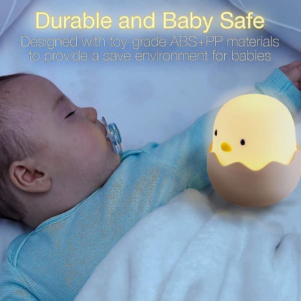 2024, natlampe til børn | Babylampe med touch-kontrol | Sød kyllinge-natlampe til børneværelset