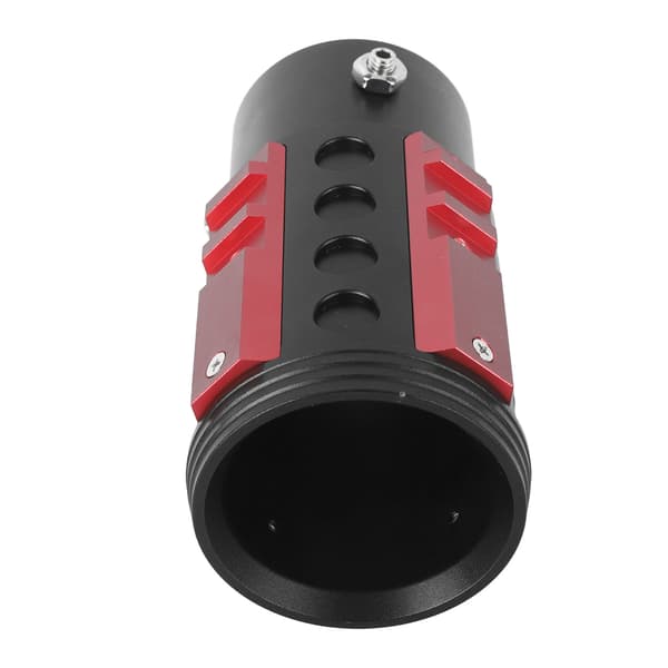 63 mm eksosrørhale lyddempende robust eksosrørhale for Wrangler for rør med 38 til 63 mm diameter, rød