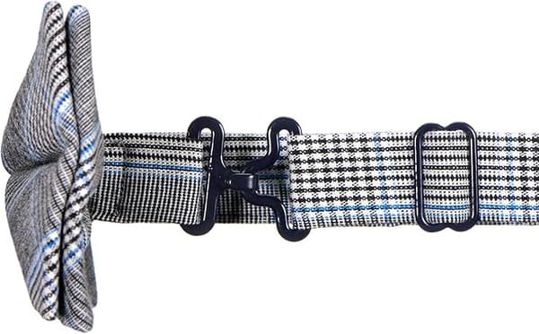 Herre Bomullsfluga 12 x 6 cm Tweed-look Justerbar og Klar til Bruk