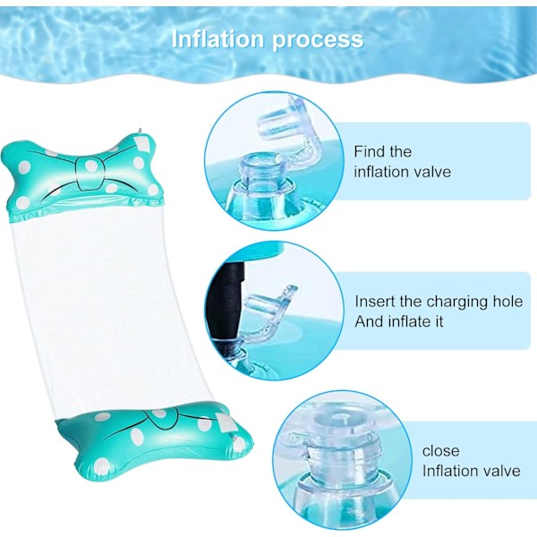 Inflatable Floating Bed Inflatable Pool Hammock