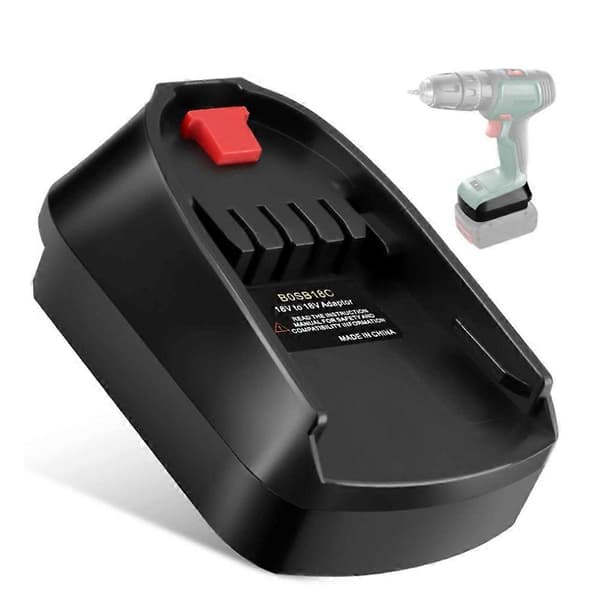 Adapteromformer BOSB18C Brukes til Bosch 18V Li-Ion Batteri BAT618