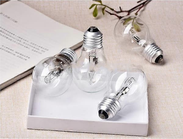 4-pakning A55 halogen energisparepære gammeldags glødepære halogen wolfram øyebeskyttelse varm oppdrettslampe fullspektrum dimbar E27 skrue E27 70W E27 70W E27 70W