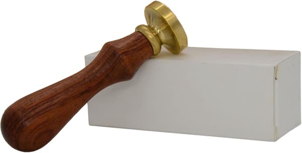 Voksseglstempel bokstav A-Z, alfabet initialseglstempel for jule- og takkekort, bryllupsinvitasjon W-S-2 (bokstav N) -