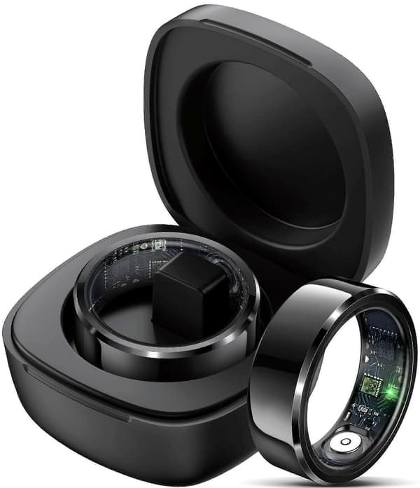 Smart Ring Pulsmåler Blodtrykksring Søvnsporer Helse-ringer Skritteller Kalorier Treningsringer for kvinner menn