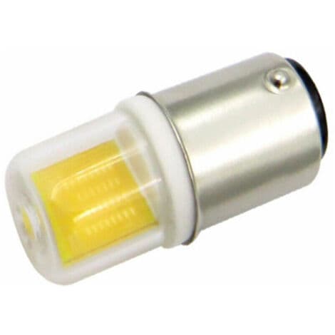 2 stk LED-lamper AC220V 5W erstatning for halogenlampe for taklampe, varmhvit + kaldhvit