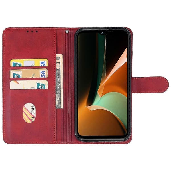 Læderetui til Ulefone Armor 17 Pro (FMY) Rød Til Ulefone Armor 17 Pro Red For Ulefone Armor 17 Pro