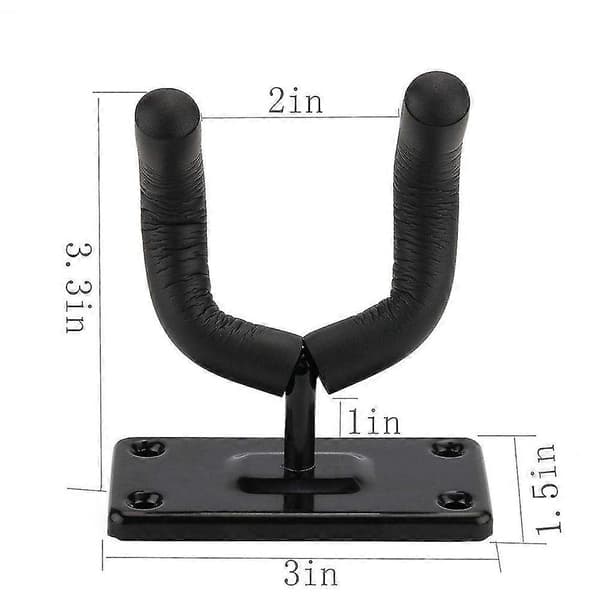 2-pack Gitarrhängare Gitarrkrok Gitarrhållare Gitarr Väggfäste Hängare För Elektriska Akustiska Och Basgitarrer Ukulele-Yvan