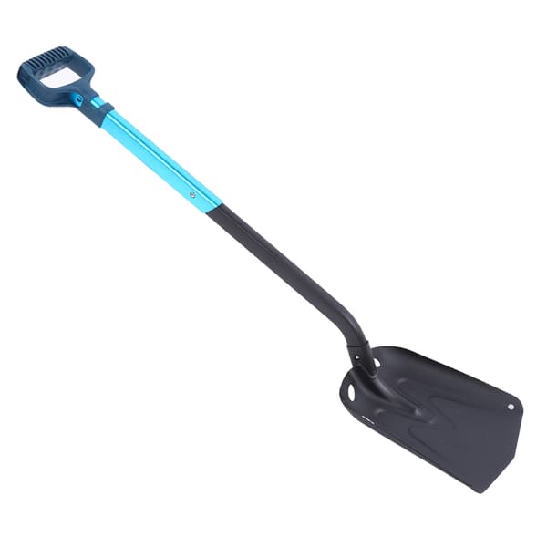 Multifunctional Foldable Aluminum Alloy Snow and Mud Shovel with Long Handle for Climbing and Camping