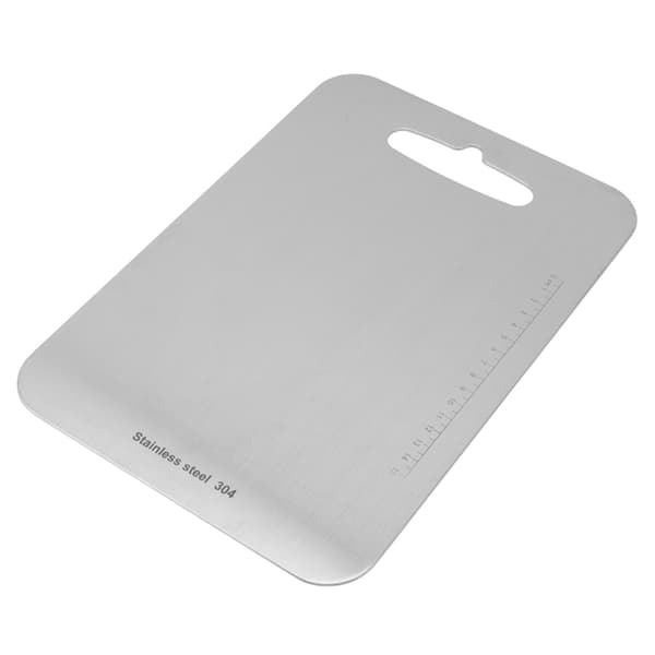 Double-Sided Cutting Board 304 Stainless Steel Easy Cleaning for Cooking Kitchen S
