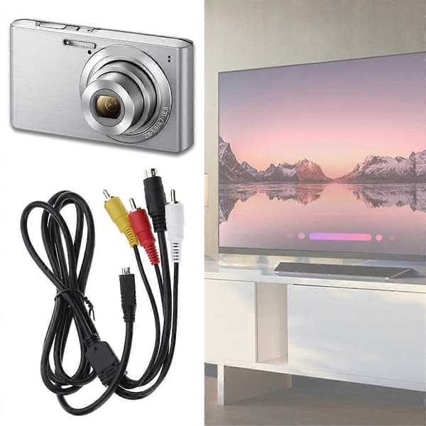 Mini USB til RCA-kabel til Sony Handycam - Nyd problemfri lyd- og videoafspilning (FMY)