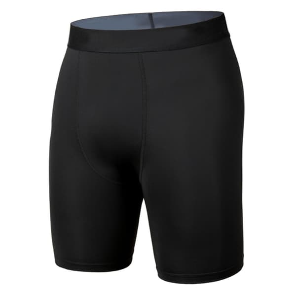 High Elasticity Compression Tights, Cool, Quick-Drying and Breathable, Men's Shorts for Training, Running, Cycling, Black, L 0.2